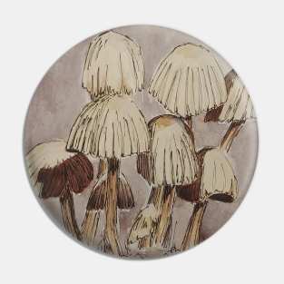 Baby mushrooms Pin