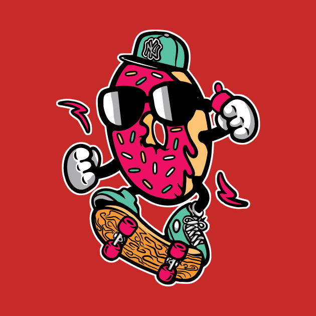 Donut Skater by lldesigns