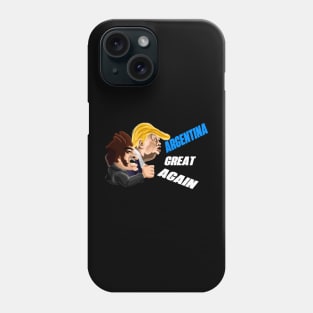 Javier Milei and Donald Trump "ARGENTINA GREAT AGAIN" Phone Case