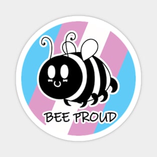 Bee Proud Transgender Flag Magnet