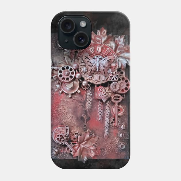 Steampunk in Black and Red Phone Case by SuspendedDreams