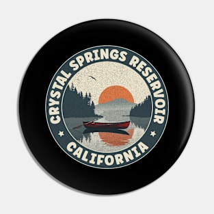 Crystal Springs Reservoir California Pin