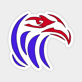 Minimalist patriotic eagle Magnet