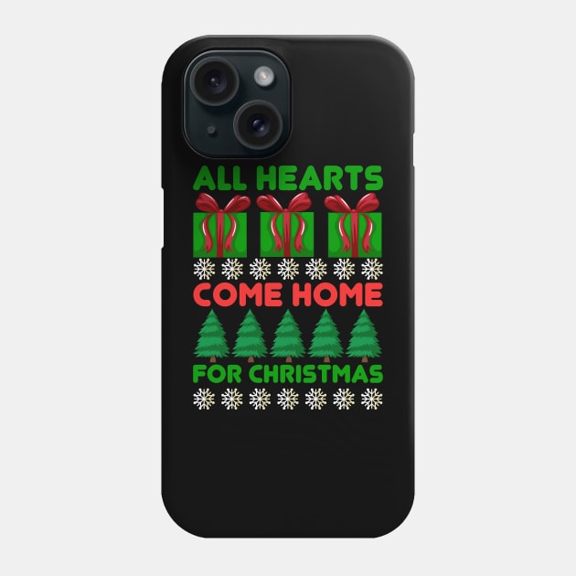 All Hearts Come Home For Christmas Phone Case by Journees