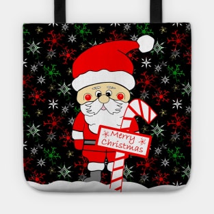 MERRY Christmas Santa Claus Tote