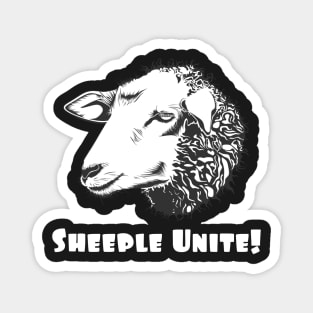 Sheeple Unite! Magnet