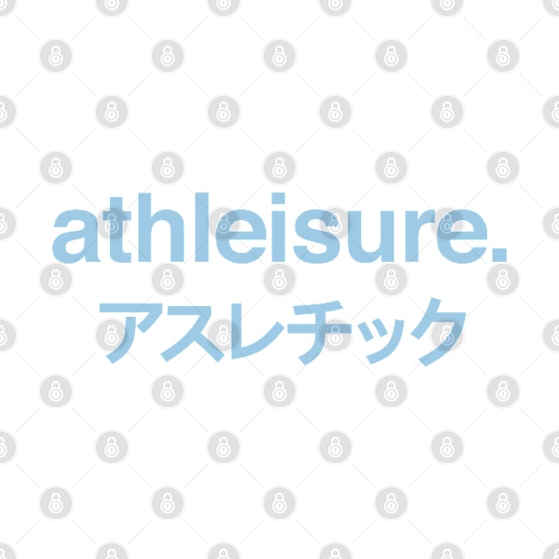 Athleisure - Athletics + Leisure Tranquil Blue by tushalb