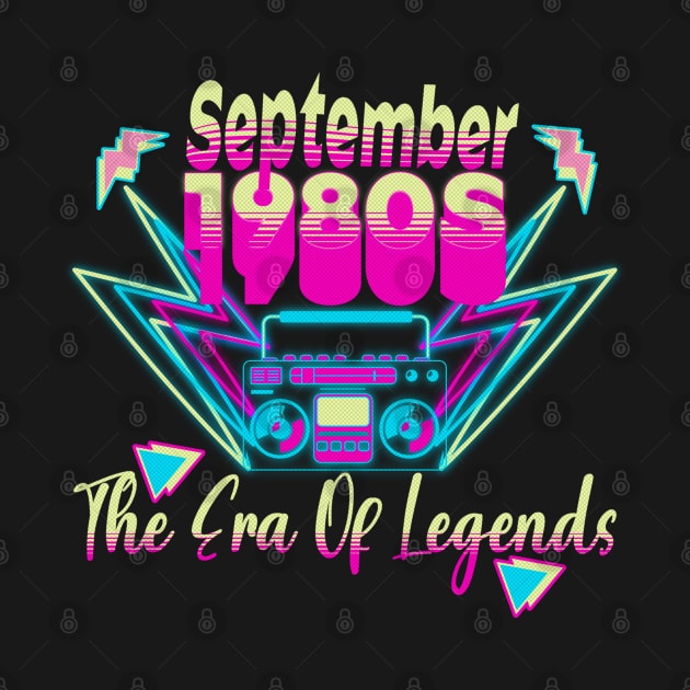 Birthday Boombox 1980s 80s Era Born Retro 1980 by Outrageous Flavors