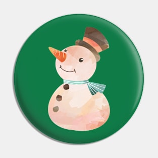 funny snowman Pin