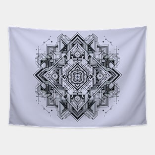 complex geometric pattern Tapestry