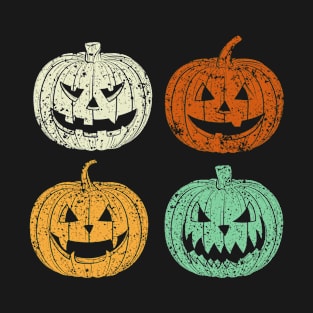 Retro Pumpkin Halloween T-Shirt