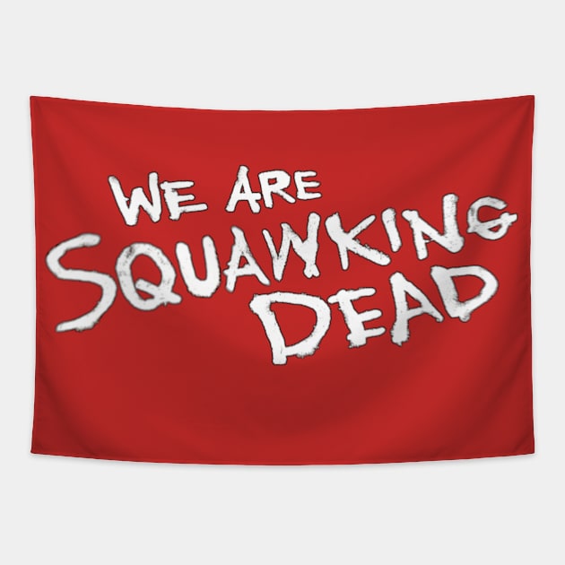 TWDSeason9 LOGO Tapestry by SQUAWKING DEAD