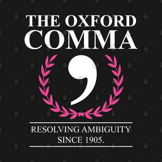 Oxford Comma English Teacher Funny Grammar by swissles