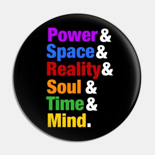 Helvetica Infinity Stones Pin