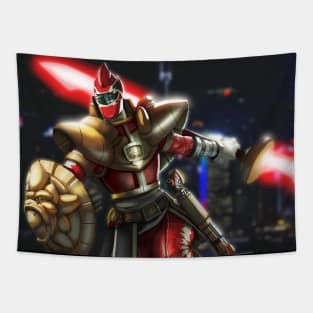 Power Rangers Fanart - Red Super Ranger Collection Tapestry