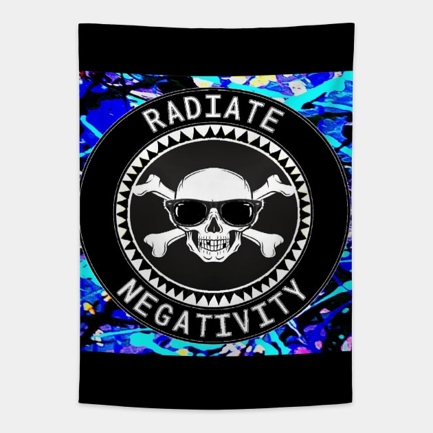 radiate Negativity by LowEndGraphics Tapestry by LowEndGraphics