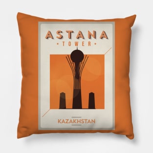 Astana city poster Pillow