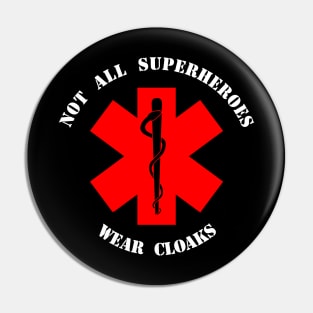 Superhero Doctor Pin