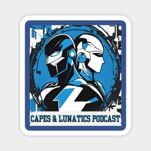 Capes & Lunatics Podcast NEW Logo Magnet