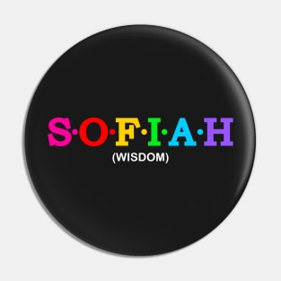 Sofiah - Wisdom. Pin