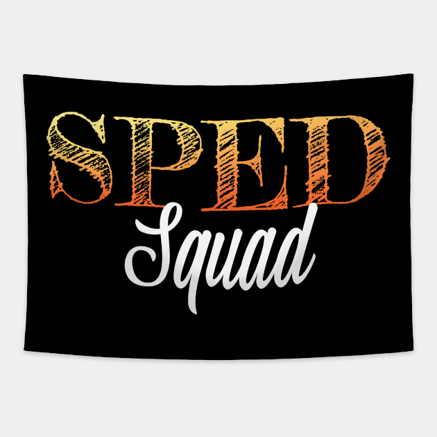 Sped Squad Tapestry by Horisondesignz