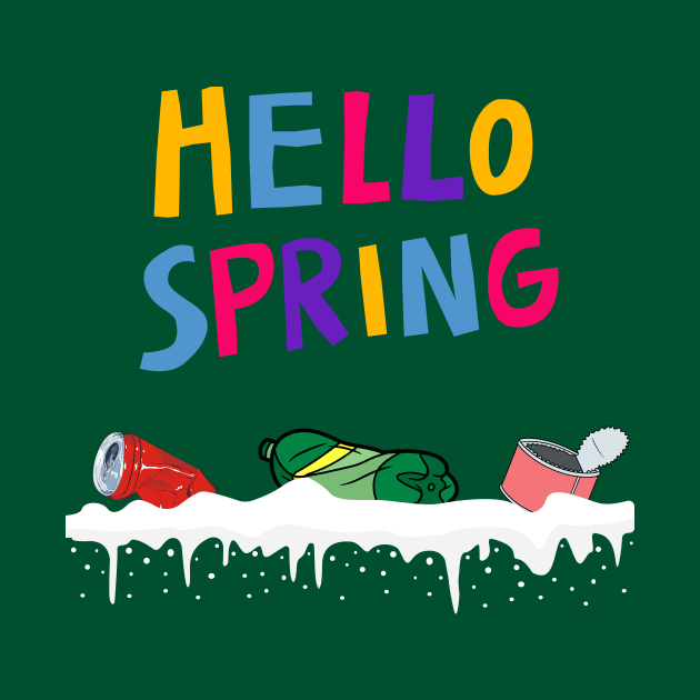 hello spring by gawelprint