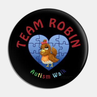 TEAM ROBIN Autism Walk Tee Pin