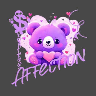 Cartoon Endless Affection Teddy Bear T-Shirt