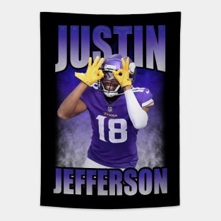 Justin Jefferson Bootleg Tapestry