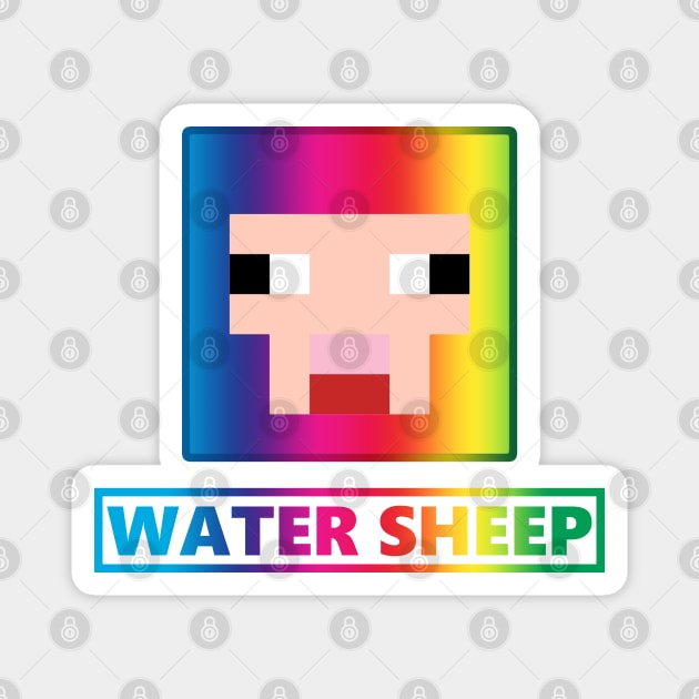 Water Sheep Jeb_ Magnet by felixbunny
