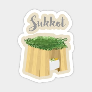 Warm Sukkot Booth of Togetherness and love Magnet