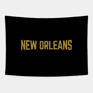 New Orleans City Typography Tapestry