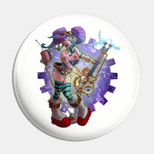 Steam Punk Rock Pin