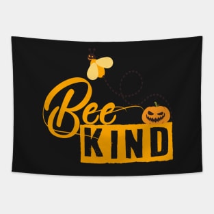 Halloween Bee Kind Honey Lover Bee lover Funny T-Shirt Tapestry