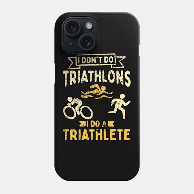 Triathlon Triathlete Phone Case by Shiva121