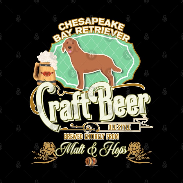 Chesapeake Bay Retriever Gifts - Beer Dog lover by StudioElla