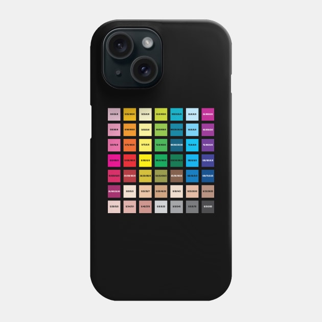 TeePublic Print Palette Phone Case by s2pidpictures