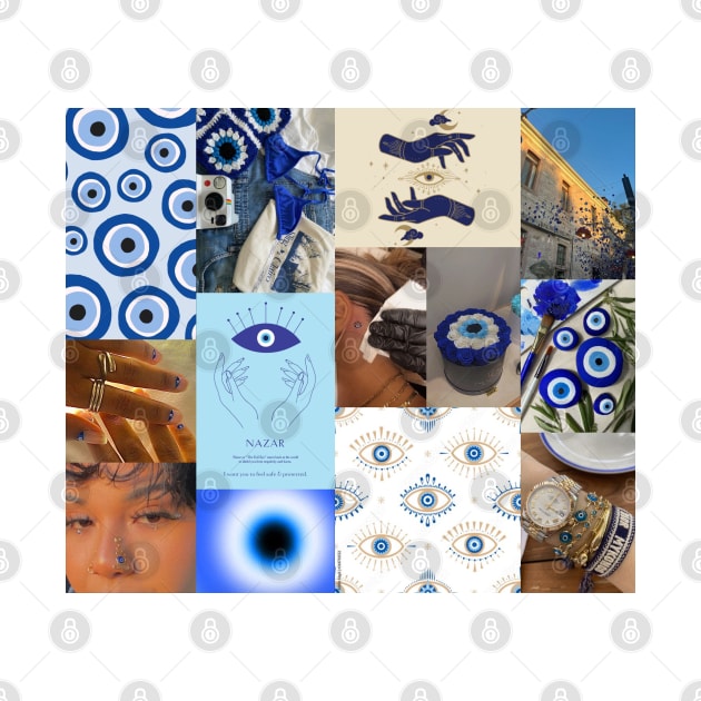 evil eye aesthetic collage by morgananjos