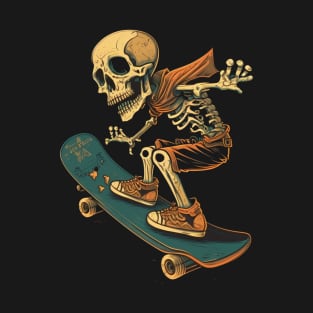 Skating skull T-Shirt