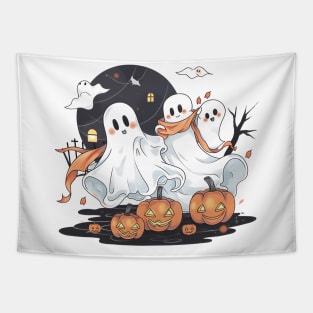 Spooktacular Halloween Party Tapestry