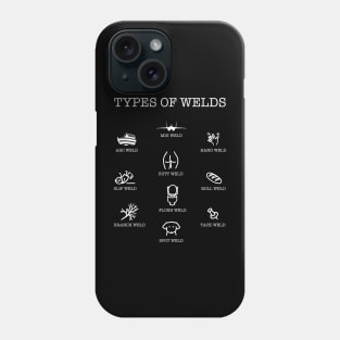 Funny Chart of Types of Welds Phone Case