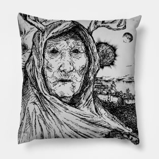 Lady of the Land Pillow