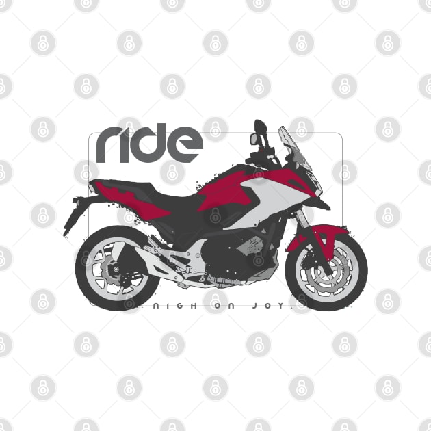 Ride nc750x red/silver by NighOnJoy