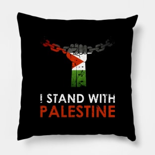 I Stand With Palestine - Free Palestinian And Stop Killing Pillow