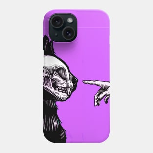 CAT SKULL ART Phone Case