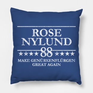 Rose Nylund '88: Make Genurkenflurgen Great Again (White Lettering) Pillow