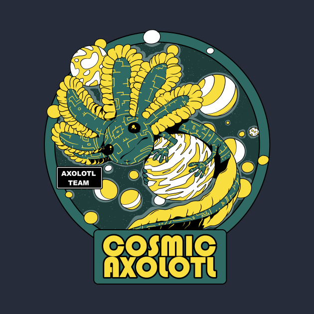 Cosmic Axolotl by TomiAx