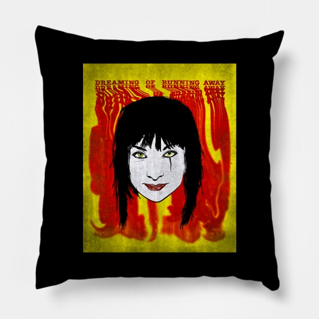 Zulema "Dreaming of Running Away" Pillow by Raimondi