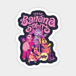 The Banana Splits // Vintage 70s Rock Band Fan Art Magnet
