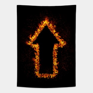 Fire Arrow up Tapestry